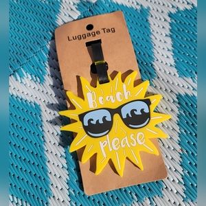 BEACH PLEASE! Luggage tag
